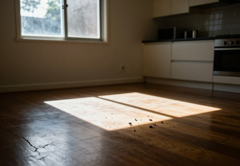 Ant trail in a Glenorie kitchen before treatment